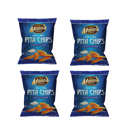 Lightly Salted Slim + Thin Pita Chips 4-Pack
