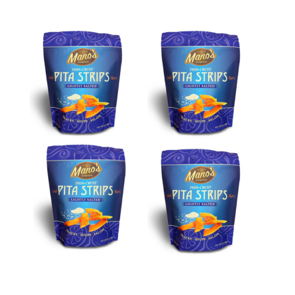 Lightly Salted Thin-Crust Pita Strips 4-Pack