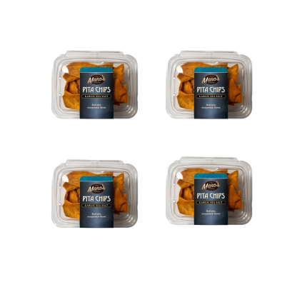 Garlic Sea Salt Pita Chips 4-Pack